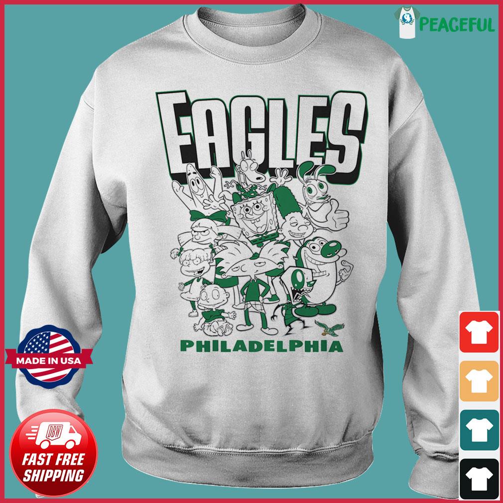 Philadelphia Eagles Long Sleeve Raglan, Junk Food Clothing