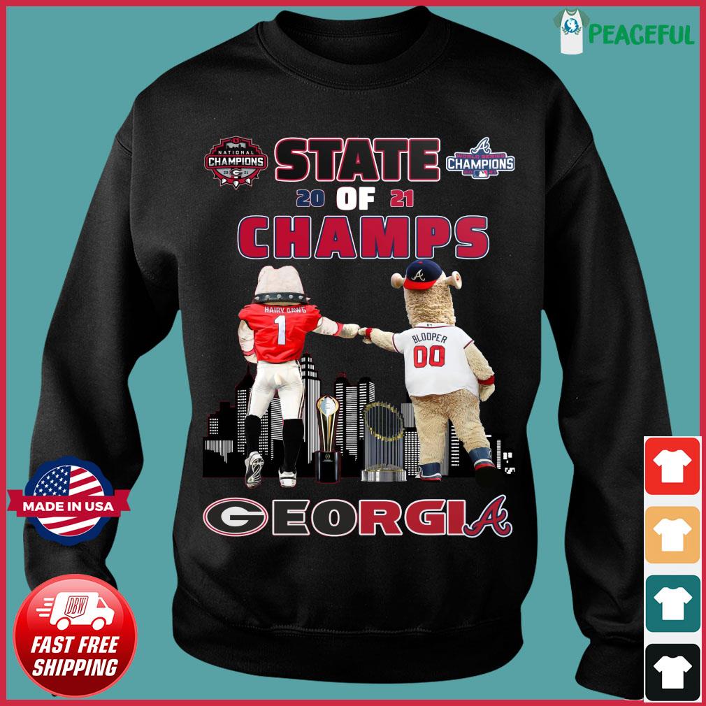 FREE shipping Georgia Bulldogs & Atlanta Braves Celebration National  Championship shirt, Unisex tee, hoodie, sweater, v-neck and tank top