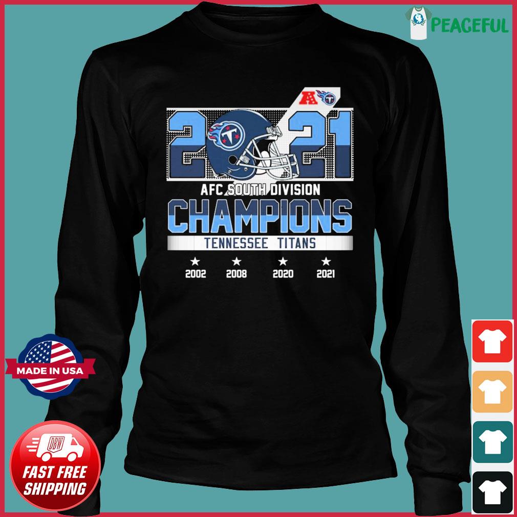 Tennessee Titans 2021 afc south division champions shirt