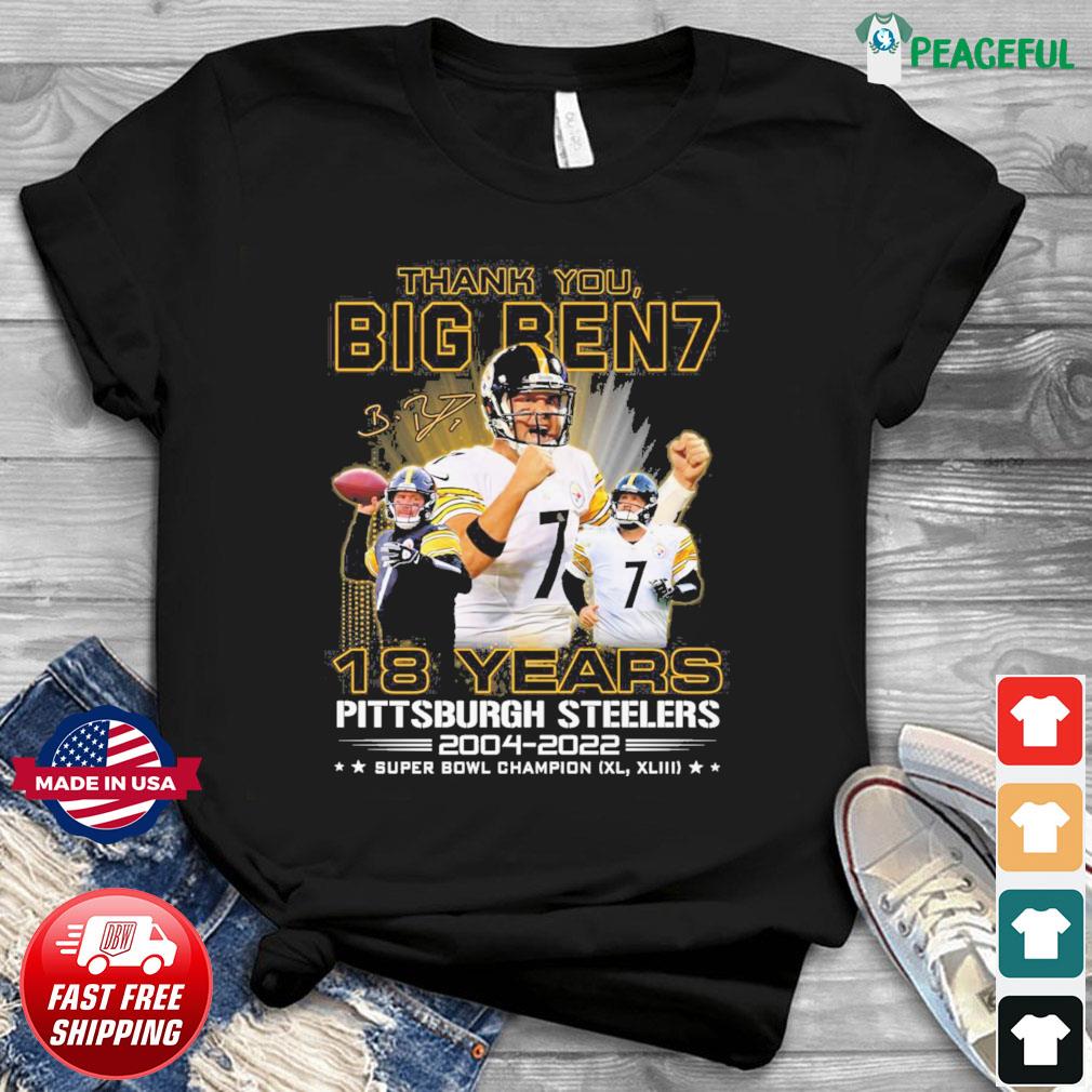 Pittsburgh Steelers Ben Roethlisberger thank you big ben shirt