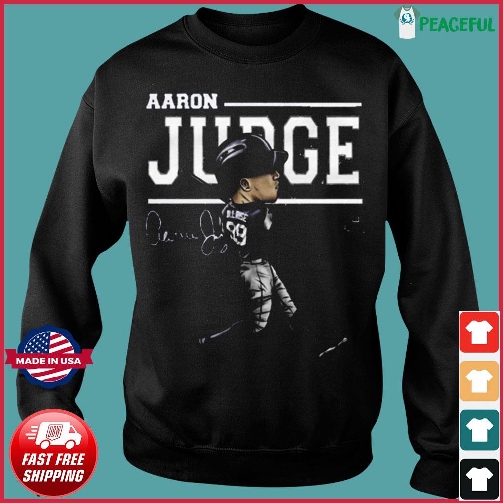 Official Aaron judge caricature T-shirt, hoodie, tank top, sweater