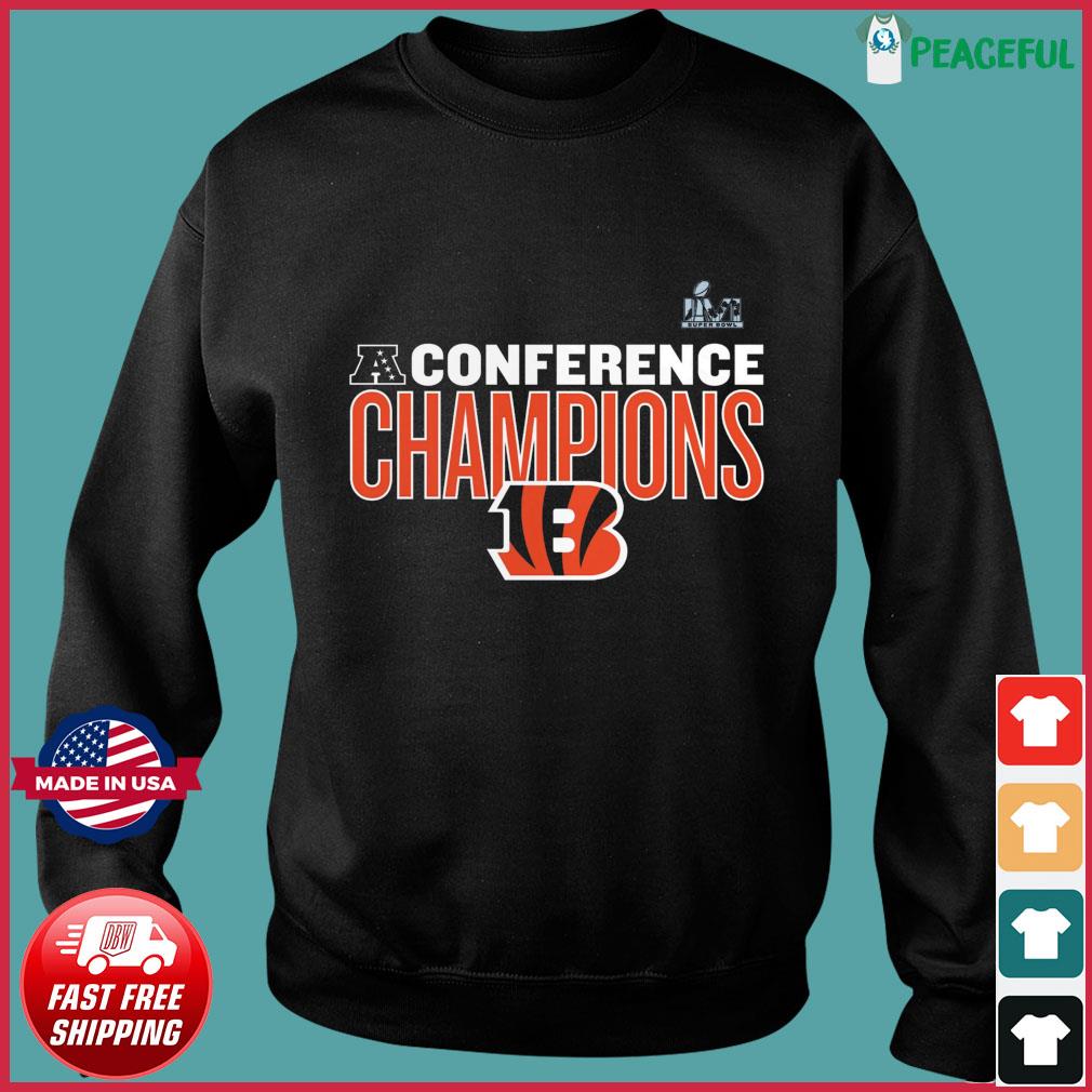 Cincinnati Bengals AFC Championship Super Bowl 2022 T-Shirt,Sweater,  Hoodie, And Long Sleeved, Ladies, Tank Top