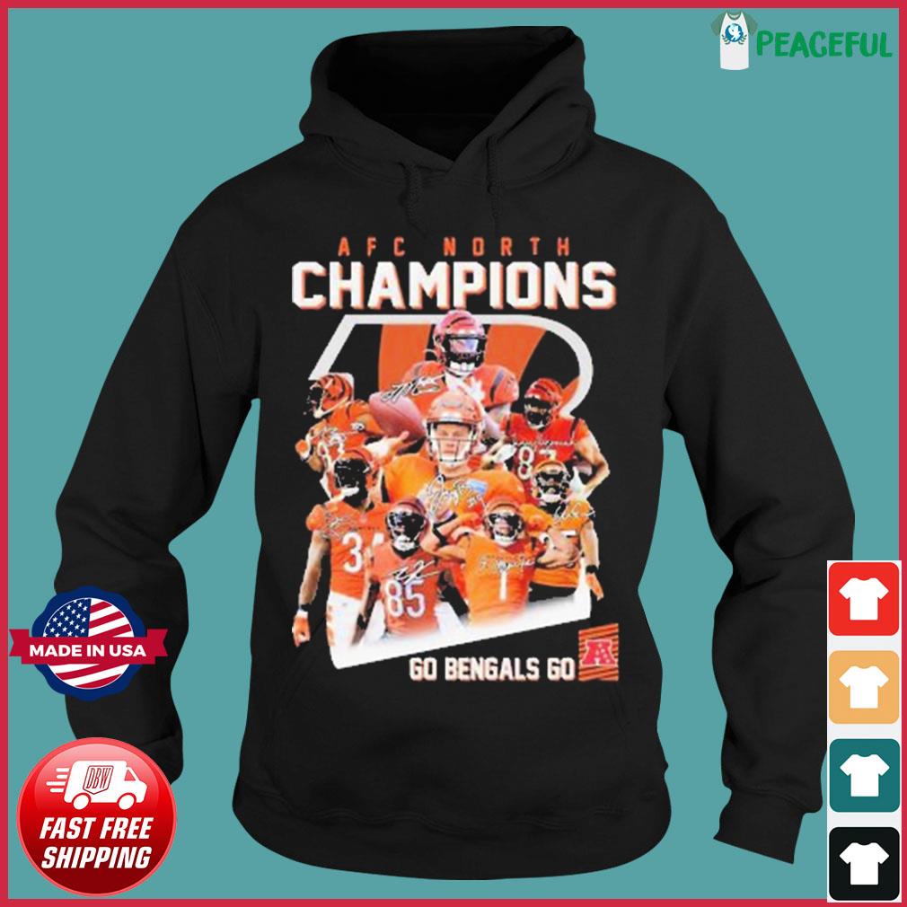 bengals afc north champs hoodie