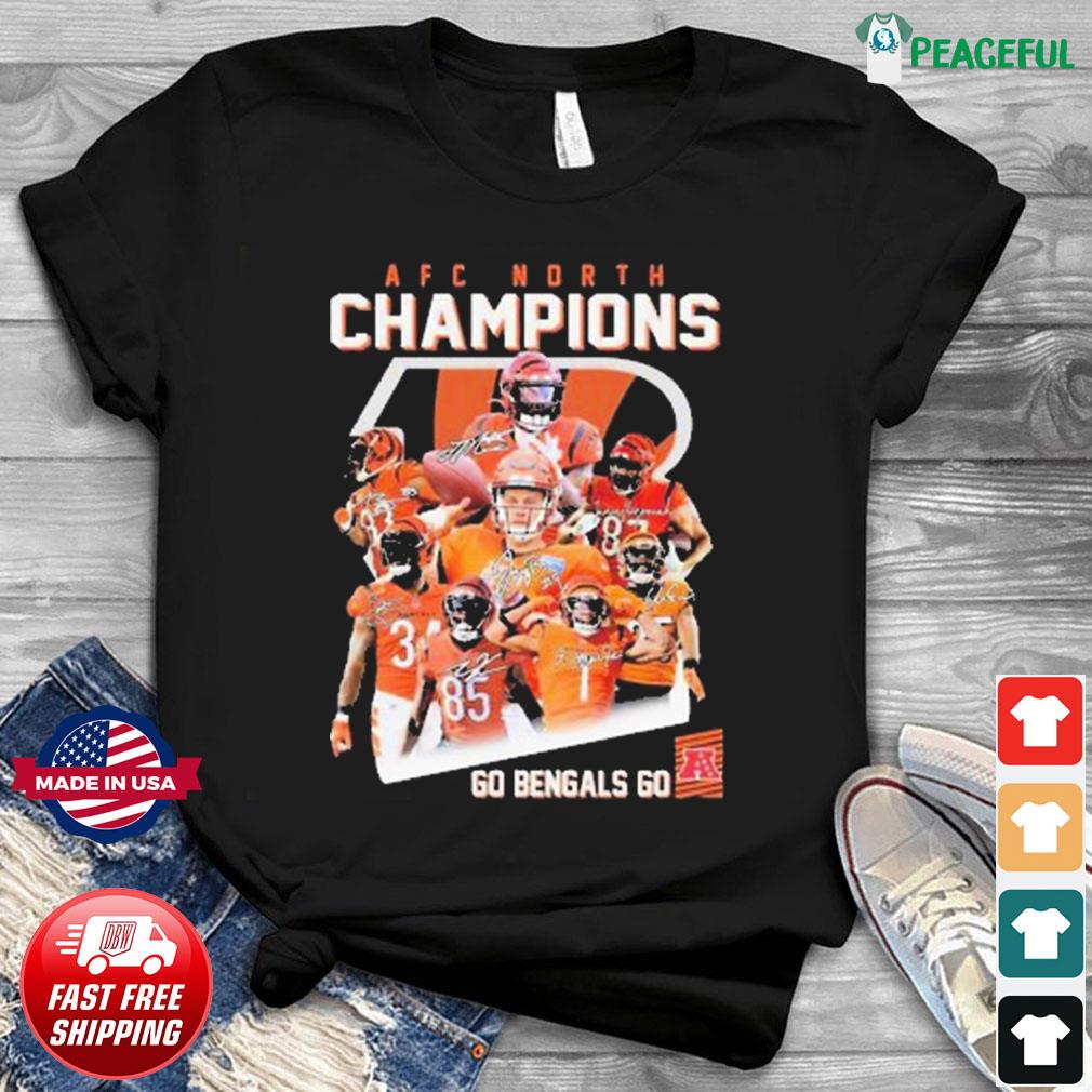 Cincinnati Bengals 2022 AFC North division champions shirt