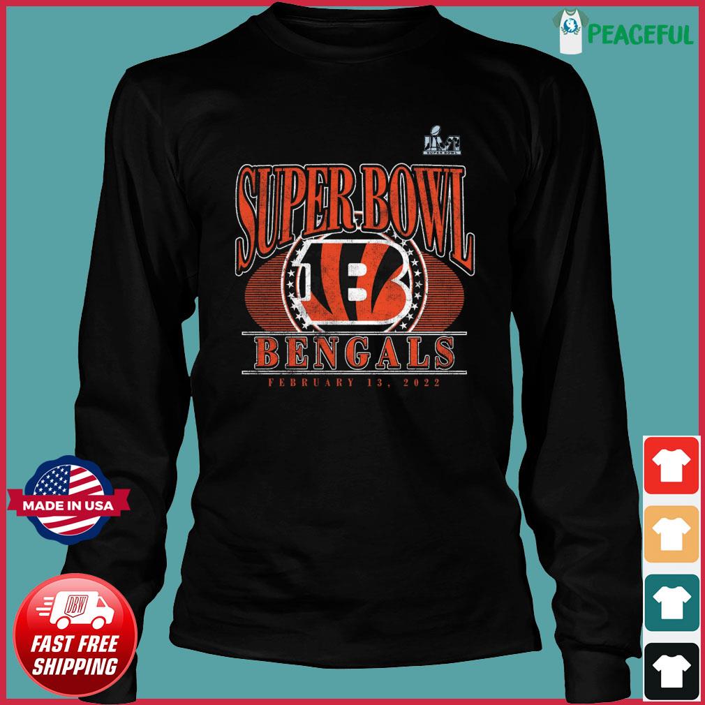 NFL Super Bowl LVI Cincinnati Bengals Men's Roster Shirt Fanatics Size  L