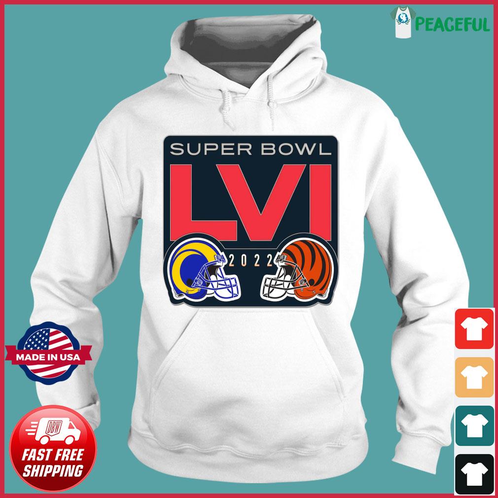 Cincinnati Bengals Los Angeles Rams 2022 LVI Super Bowl Shirts, hoodie,  sweater, long sleeve and tank top