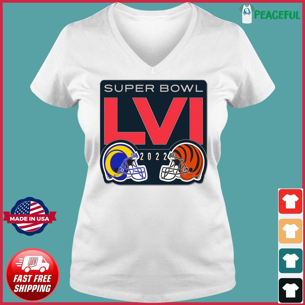 Cincinnati Bengals vs Los Angeles Rams Super Bowl LVI 2022 shirt, hoodie,  sweater, long sleeve and tank top