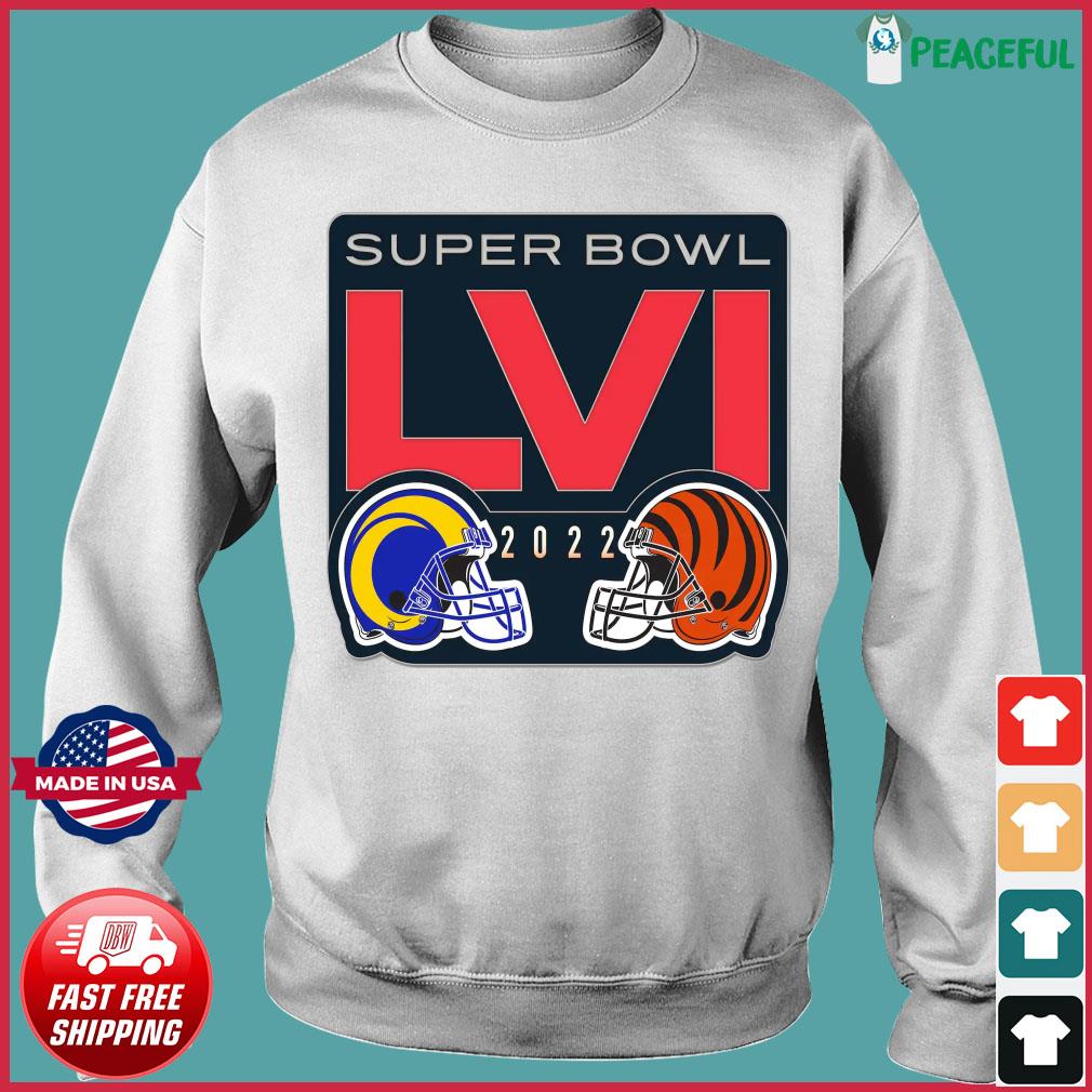 Super Bowl LVI 2022 Cincinnati Bengals vs Los Angeles Rams t-shirt