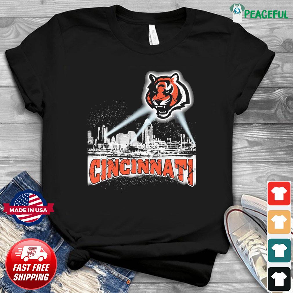 Cincinnati Skyline Cincinnati Bengals Super Bowl Shirt, hoodie, sweater,  long sleeve and tank top