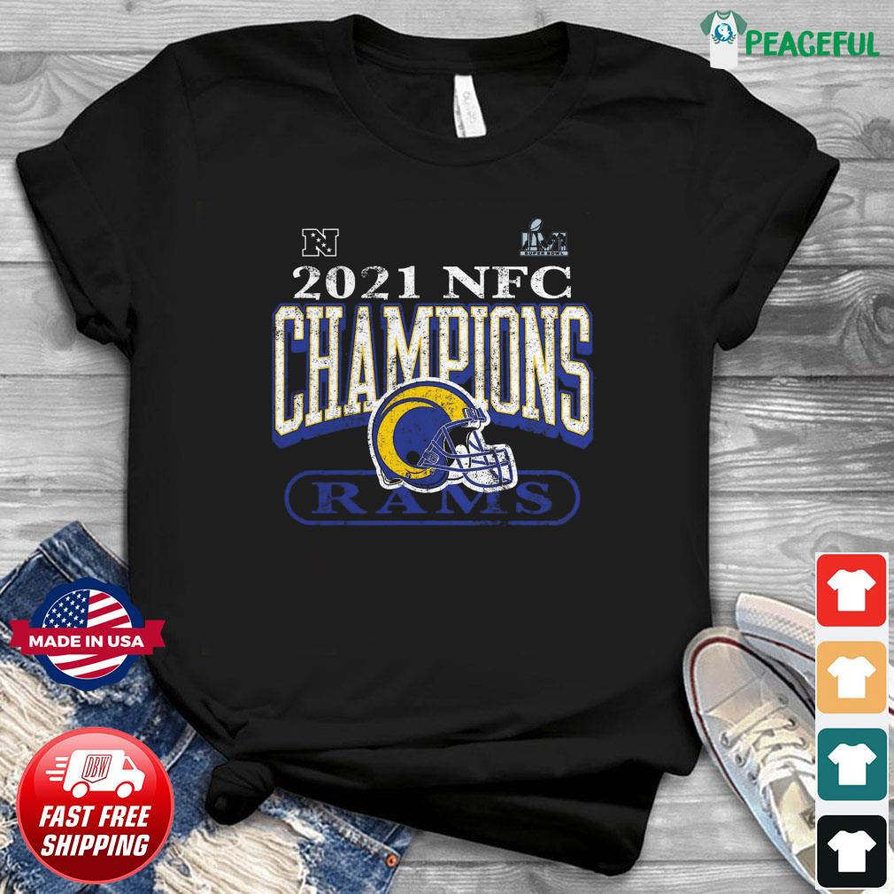 Los Angeles Rams 2021 NFC Champions Retro Repeat Shirt, hoodie