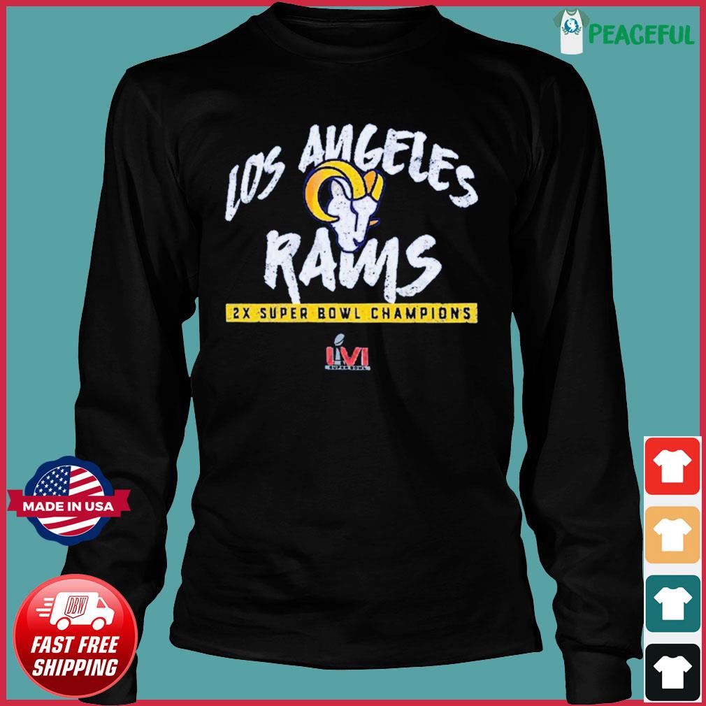 Los Angeles Rams 2X Super Bowl LVI Champions shirt, hoodie, sweater, long  sleeve and tank top