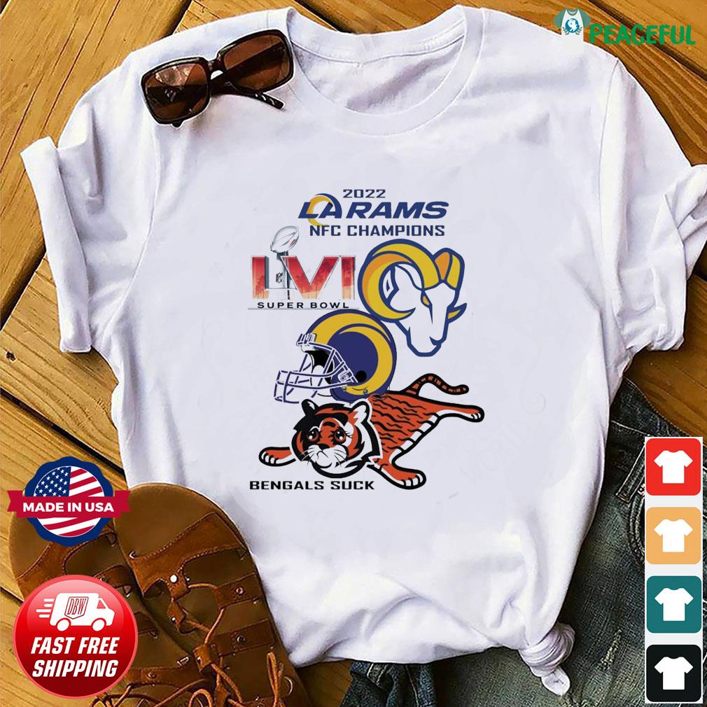 Los Angeles Rams 2021 2022 National Football Conference Champions shirt,  hoodie, sweater, longsleeve and V-neck T-shirt