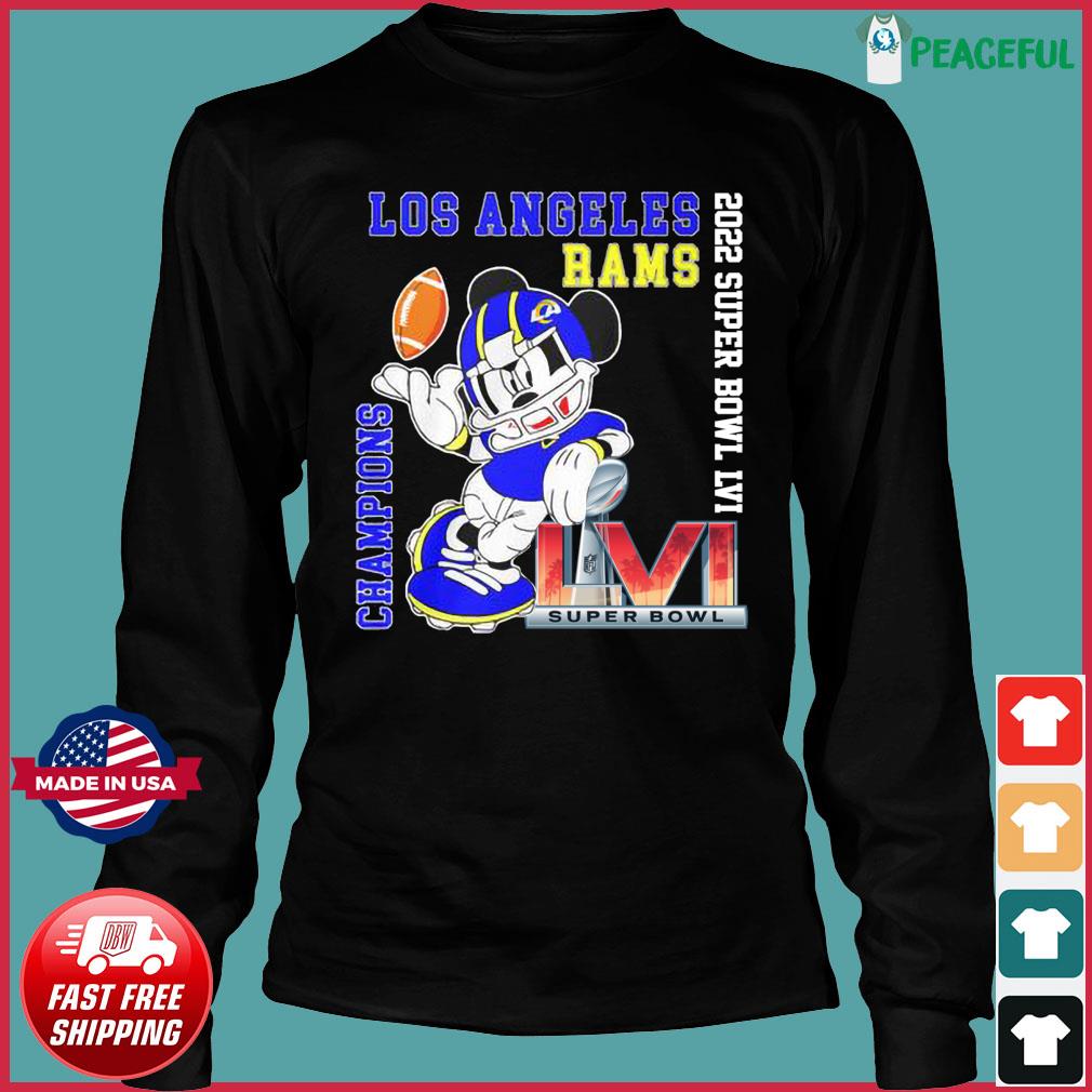 Mickey Mouse Los Angeles Rams Super Bowl 2022 Champions Shirt, hoodie,  sweater, long sleeve and tank top