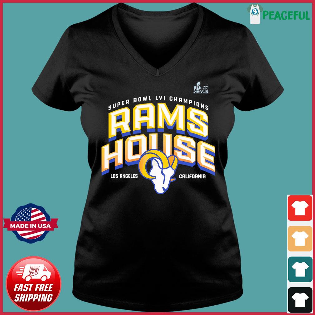 Official super Bowl LVI Champions Rams House Los Angeles CA T-Shirt,  hoodie, sweater, long sleeve and tank top
