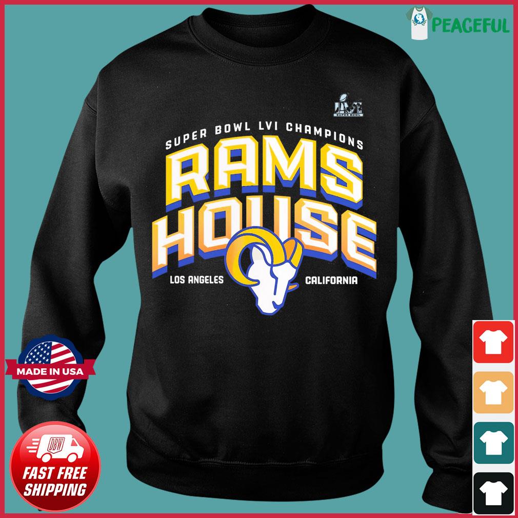 2022 Los Angeles Rams Super Bowl LVI Champions Signature T-Shirt