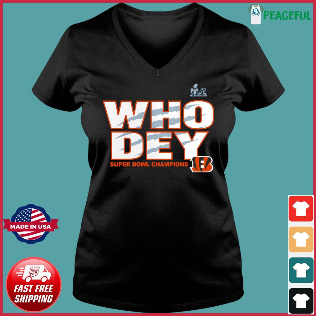 Women's Bengals Who Dey Cropped Tee