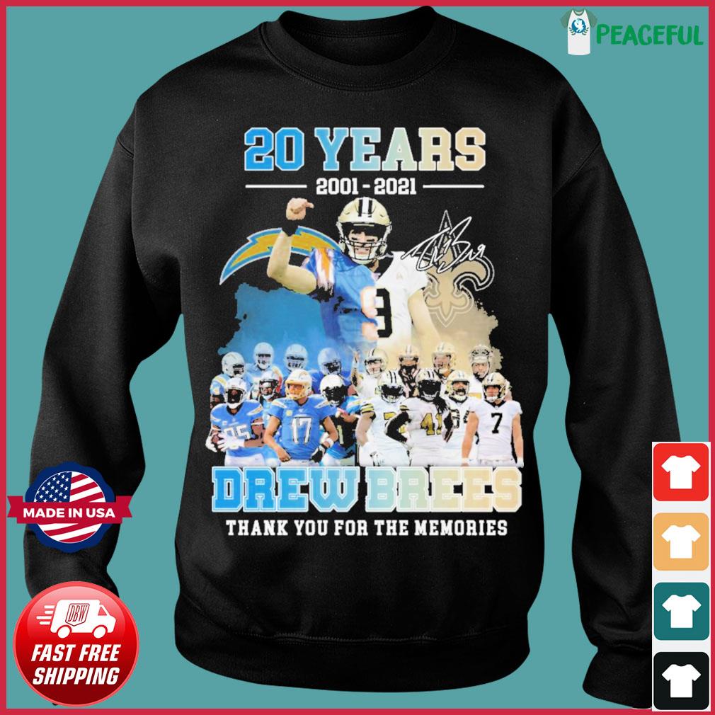 Drew Brees thank you for the memories Shirt, Hoodie, Sweatshirt