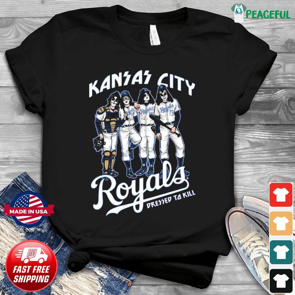 Kansas City Royals X Kiss Band Dressed To Kill Shirt, hoodie, sweater, long  sleeve and tank top