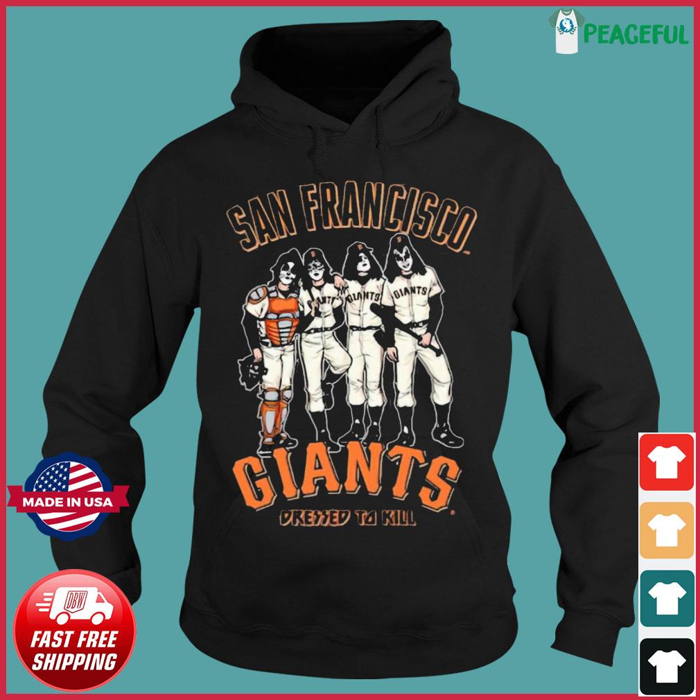 Kiss Band San Francisco Giants Dressed To Kill Shirt - High-Quality Printed  Brand