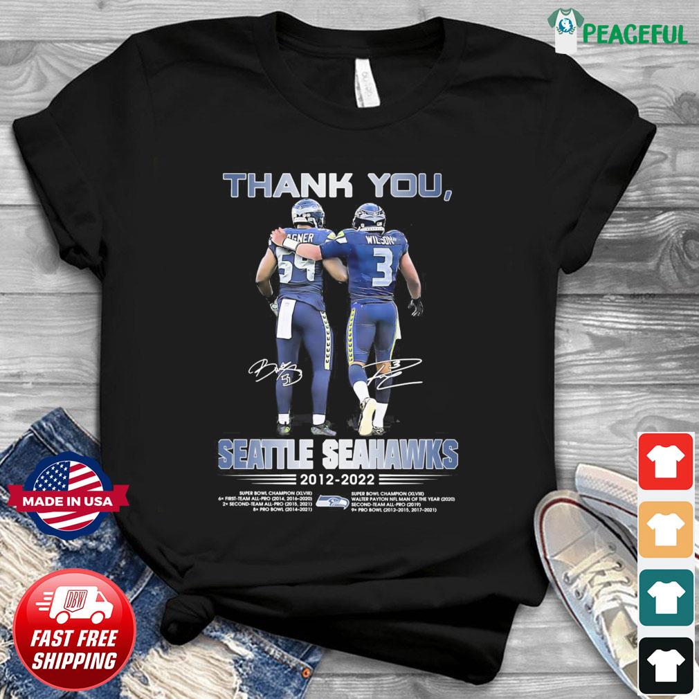 Thank You Bobby Wagner And Russell Wilson Seattle Seahawks 2012