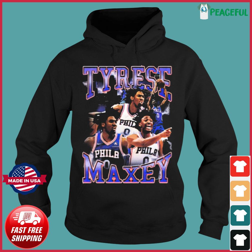 Tyrese Maxey Philadelphia 76ers 90s Style Shirt - Teeholly