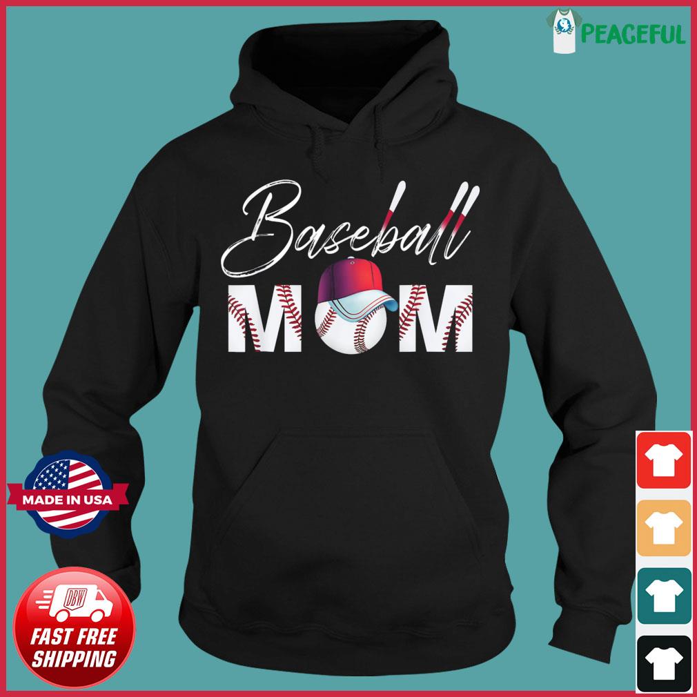 Baseball Mom Mother Day Messy Bun Apparel Bleached Mom Shirt, hoodie,  sweater, long sleeve and tank top