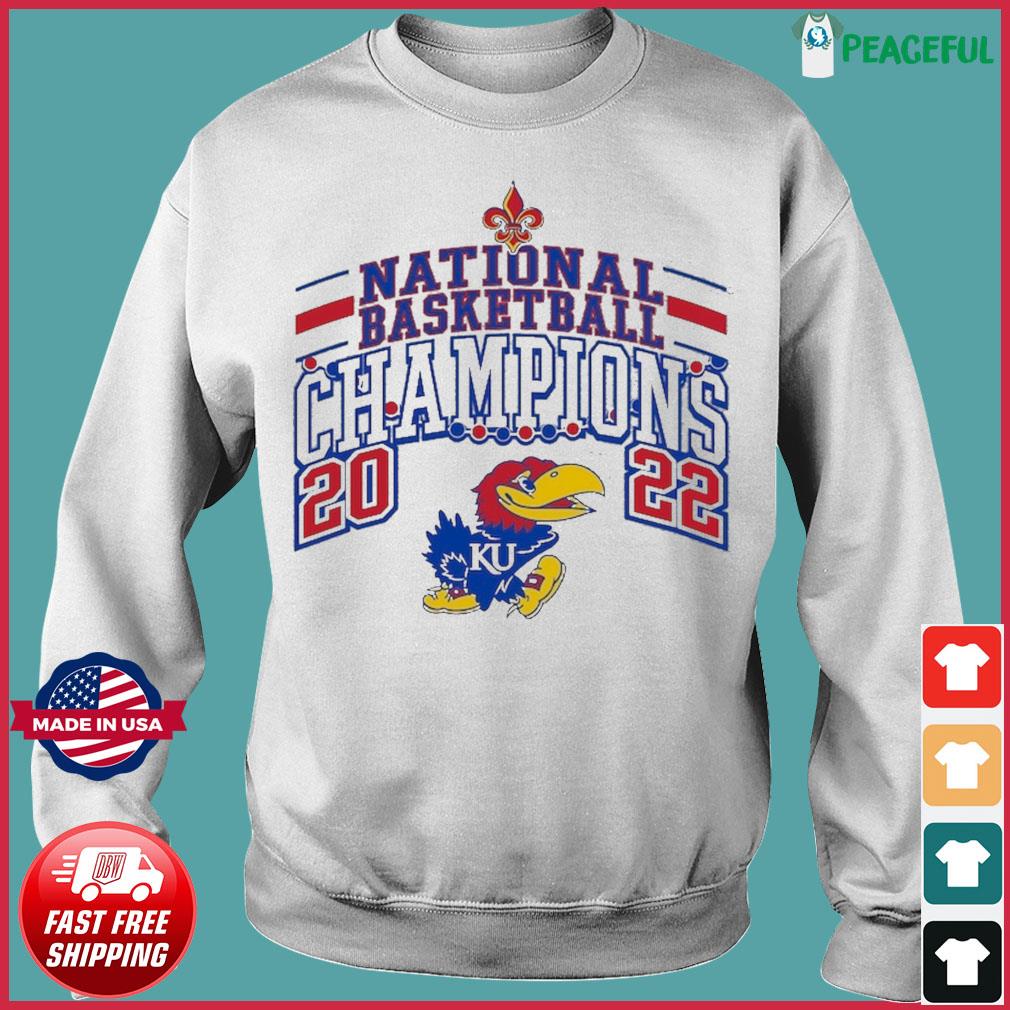 KU National Champs White T-Shirt 