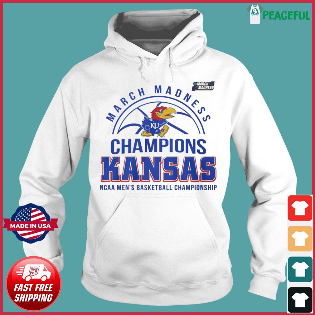 March madness champions kansas ncaa men's basketball championship shirt,  hoodie, sweater and long sleeve