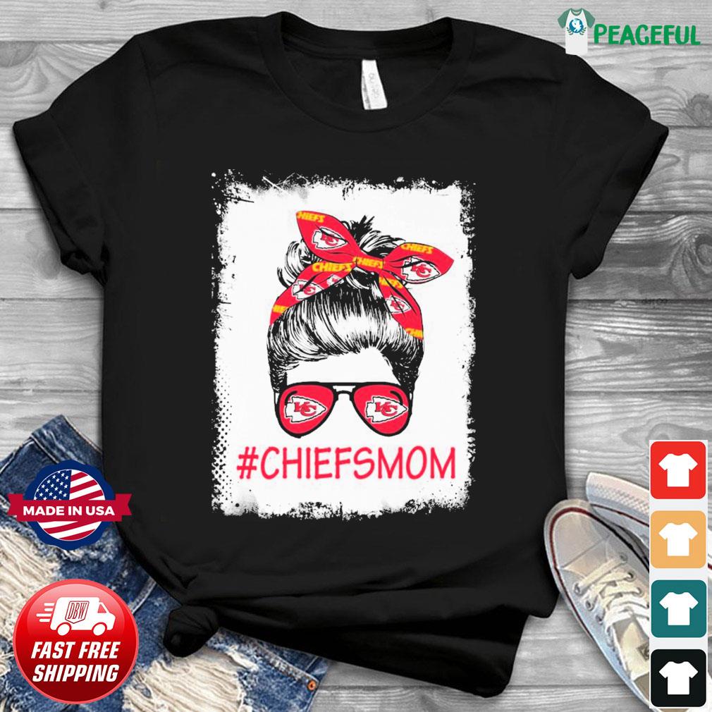 Kansas City Chiefs Messy Bun Shirt