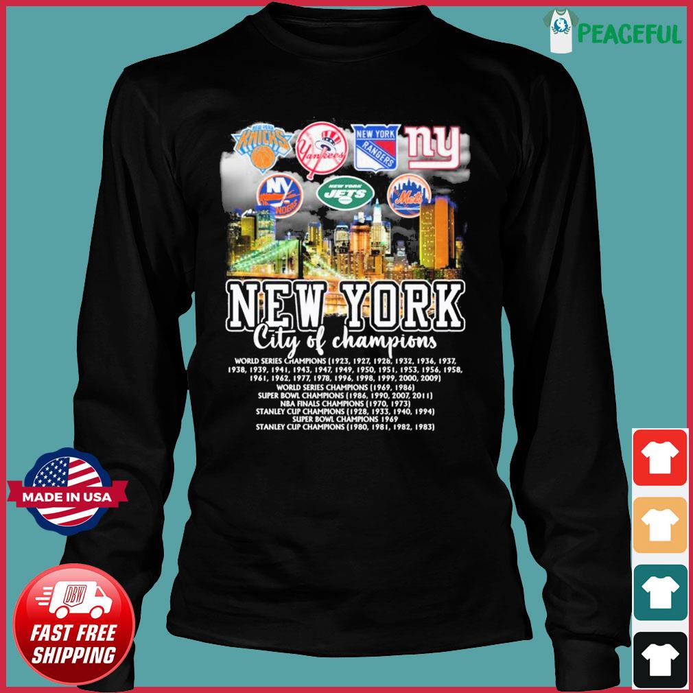 New York City Of Champions Shirt, hoodie, sweater, long sleeve and tank top