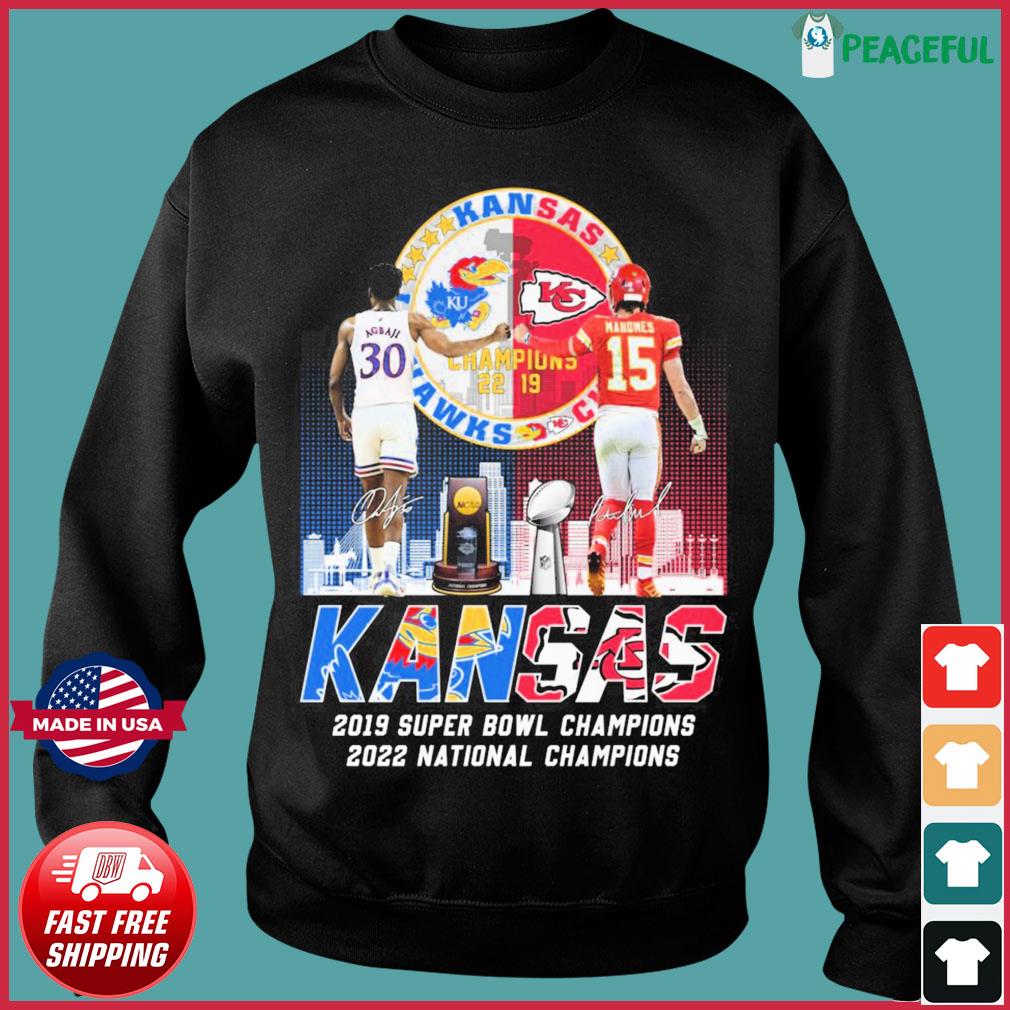 Kansas Sports Team Agbaji Mahomes Perez signatures 2022 shirt, hoodie,  longsleeve tee, sweater