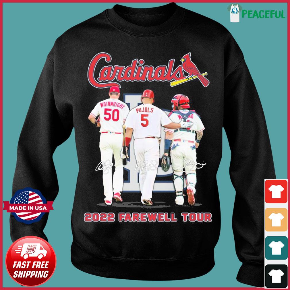 Official The farewell tour 2022 adam wainwright and yadier molina