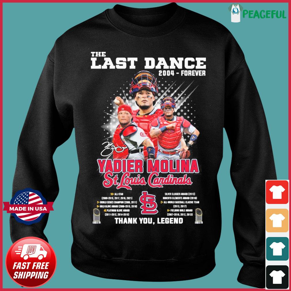 The Last Dance 2004 Forever Yadier Molina St Louis Cardinals Thank