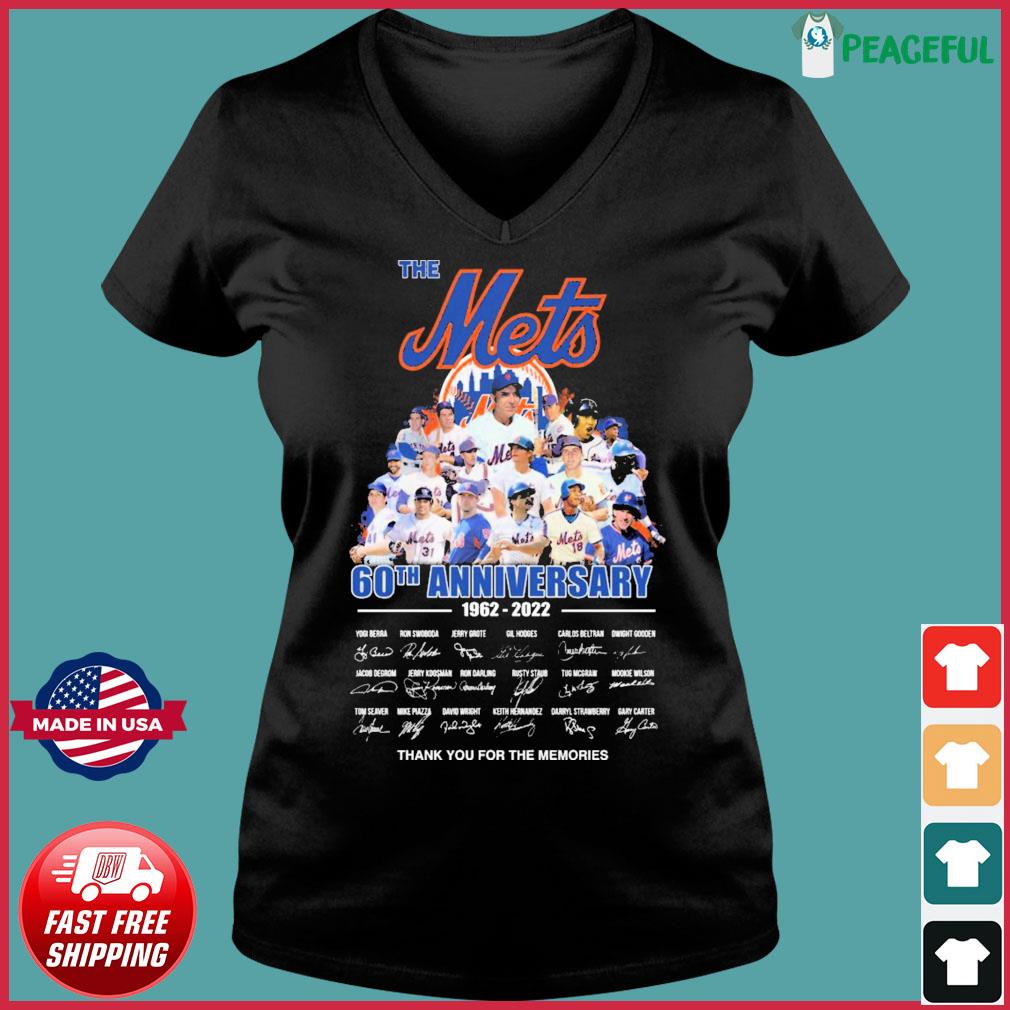 New York Mets 60th anniversary 1962-2022 thank you for the