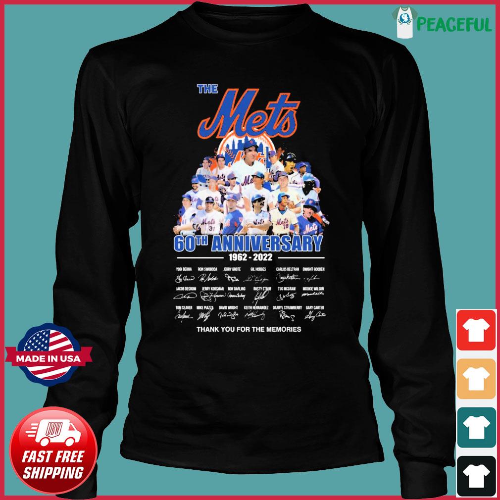 New York Mets 60th Anniversary 1962-2022 T-Shirt Fathers Day Gift For Dad  Papa