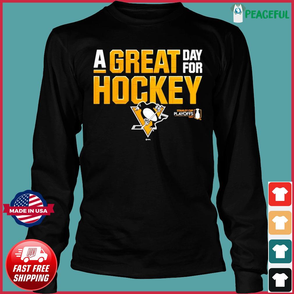 A Great Day For Hockey Pittsburgh Penguins 2022 Stanley Cup Playoffs Shirt,  hoodie, sweater, long sleeve and tank top