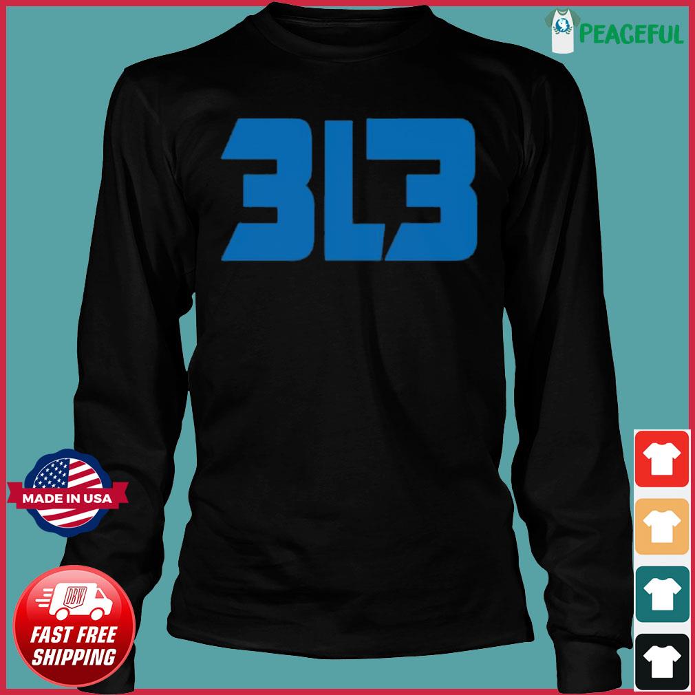 Coach Campbell Wearing 3L3 313 Shirt Detroit Lions - Hectee