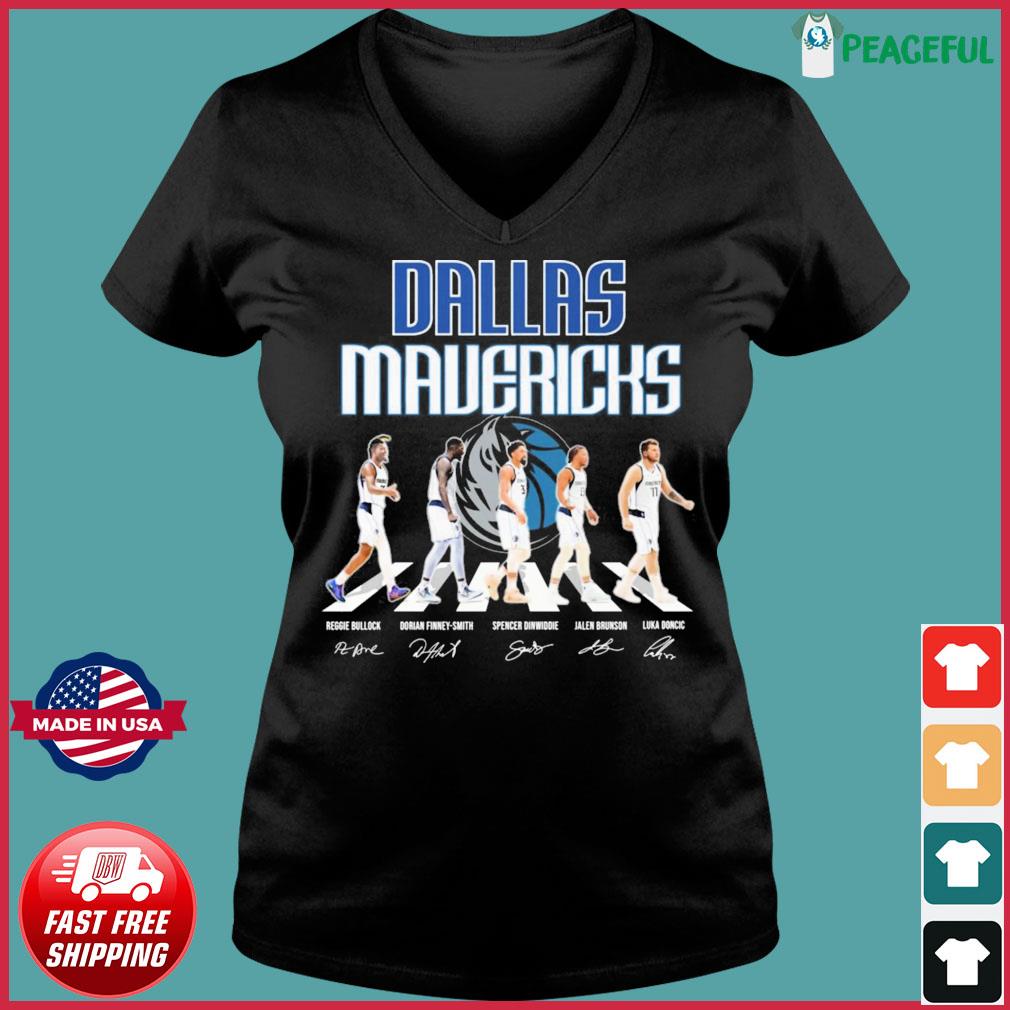 Dallas Mavericks Basketball Team Abbey Road Signatures Shirt