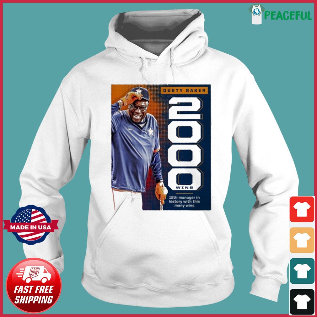 Dusty Baker Manager History To Win 2K Career Games Shirt, hoodie