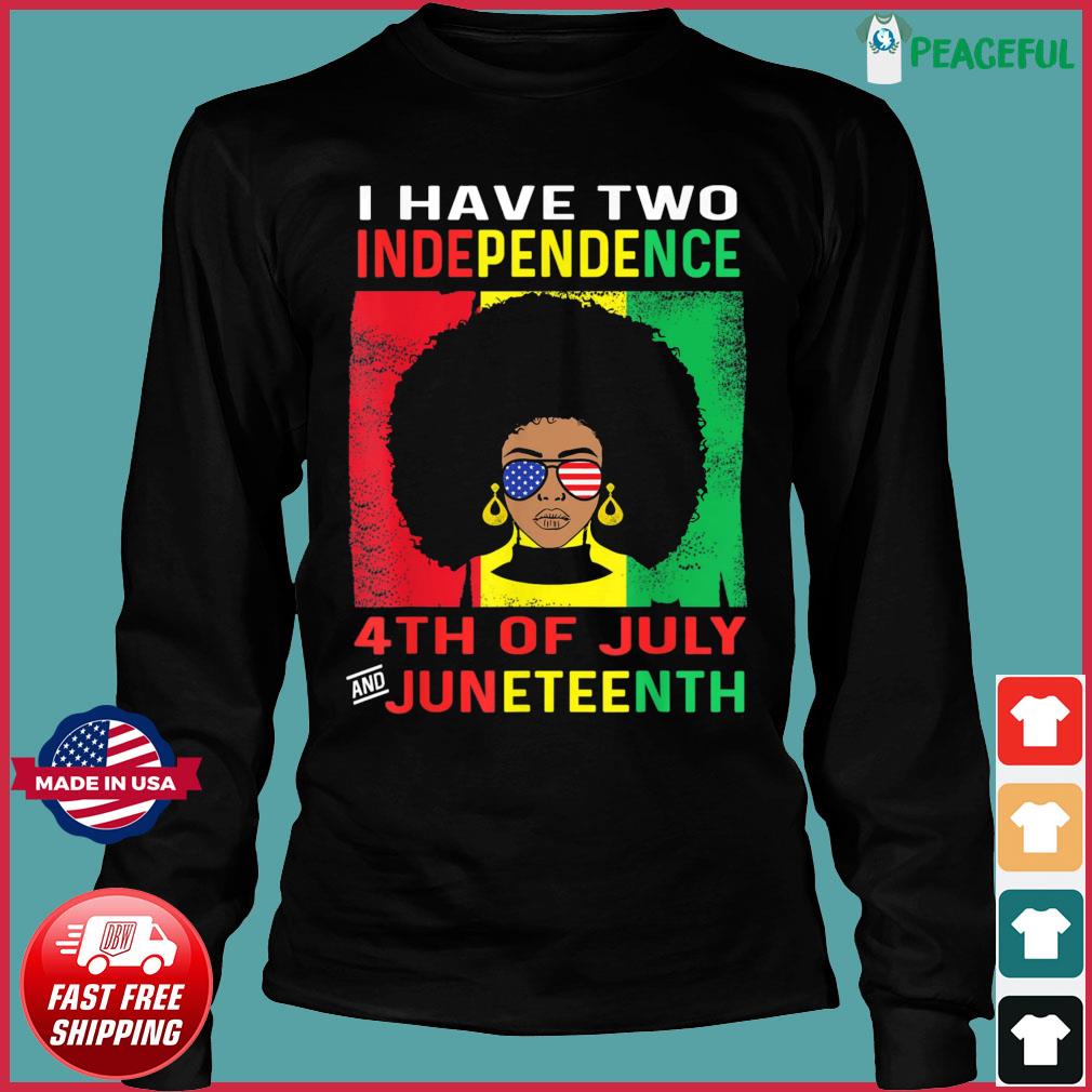 July fourth juneteenth shirt,Sweater, Hoodie, And Long Sleeved, Ladies,  Tank Top