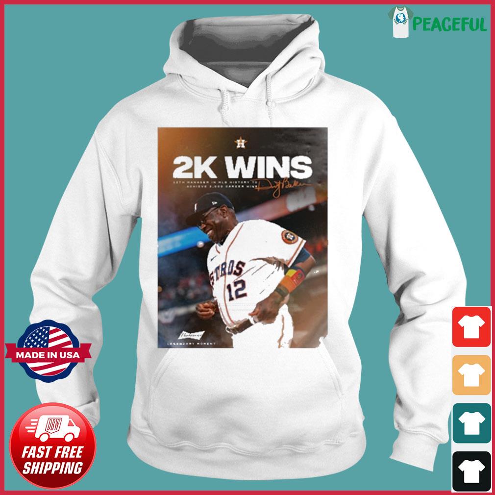 Legendary Manager Dusty Baker 2000 Career Wins Houston Astros Shirt,  hoodie, sweater, long sleeve and tank top