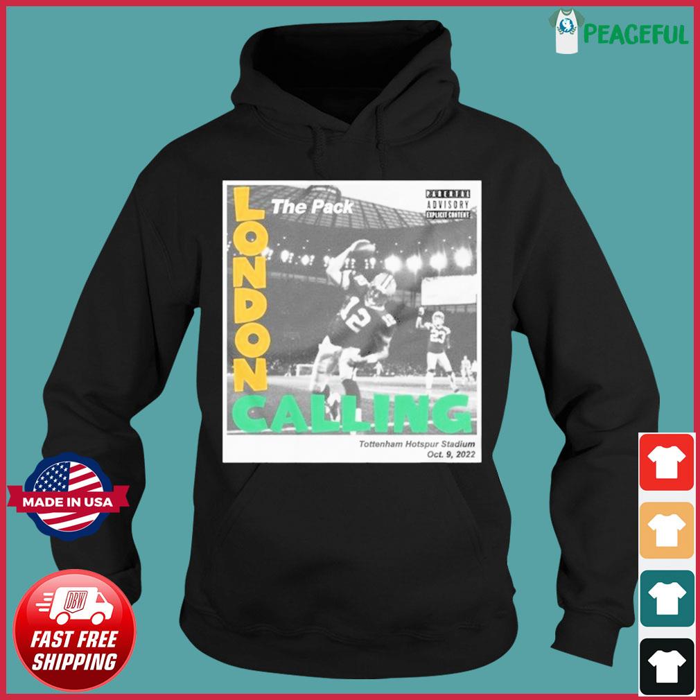 Green Bay Packers The Pack London Calling Tottenham Hotspur Stadium shirt,  hoodie, sweater, long sleeve and tank top