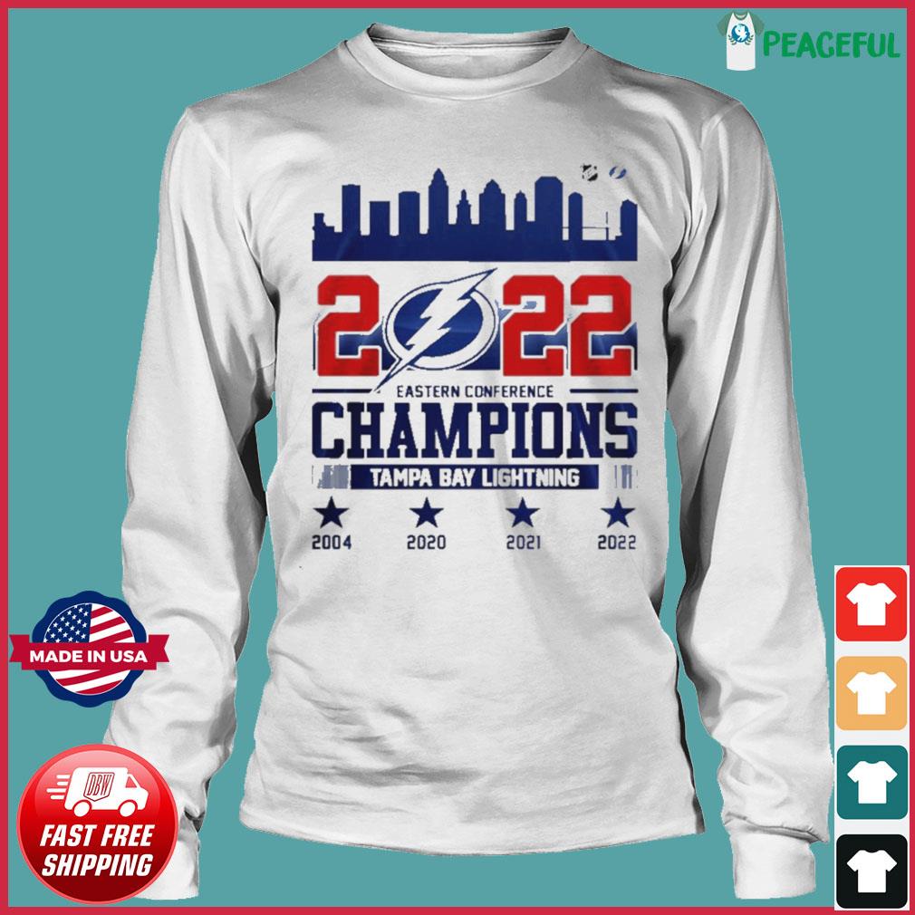 Tampa Bay Lightning 2022 Eastern Conference Champions 2004-2022 shirt,  hoodie, sweater, long sleeve and tank top