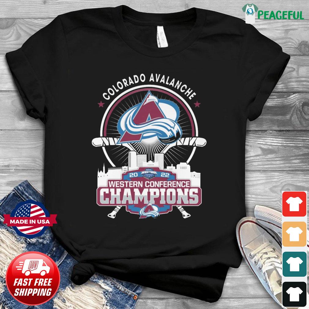 Colorado Avalanche 2022 NHL Western Conference Champions T-shirt