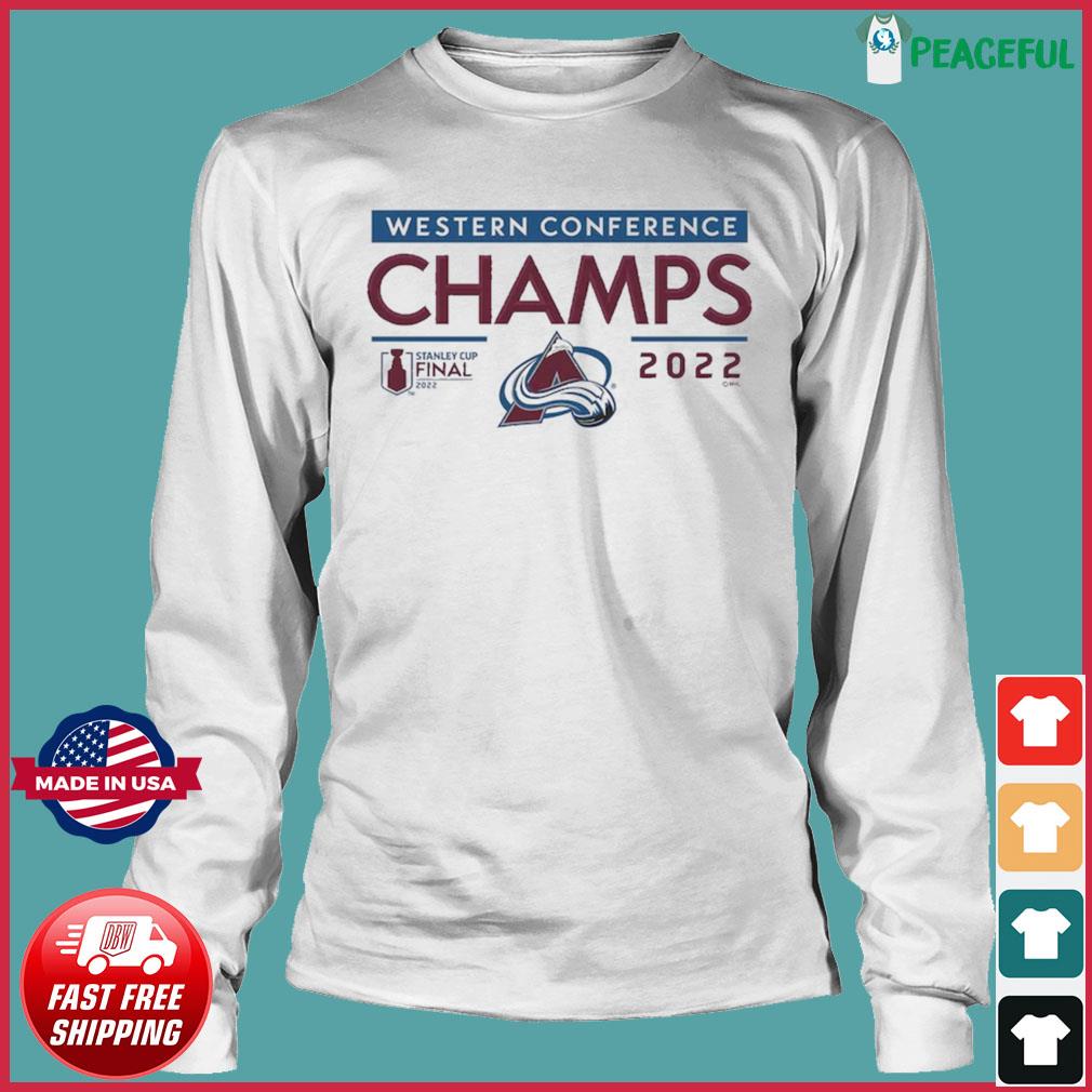 Colorado Avalanche 2022 Western Conference Champions Locker Room T