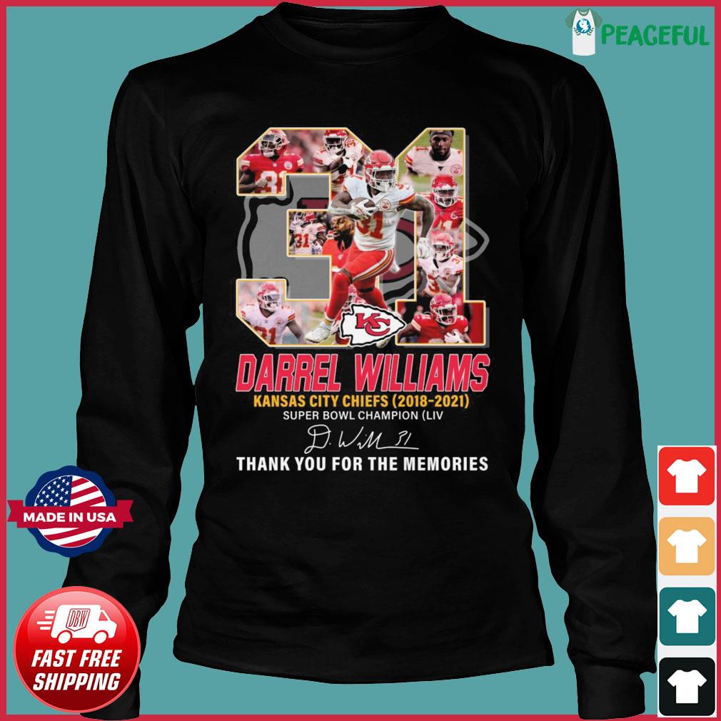 Darrel Williams Kansas City Chiefs 2018-2021 Super Bowl Champions