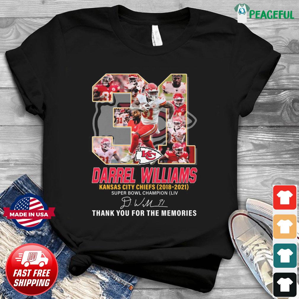 Darrel Williams Kansas City Chiefs 2018-2021 Super Bowl Champions