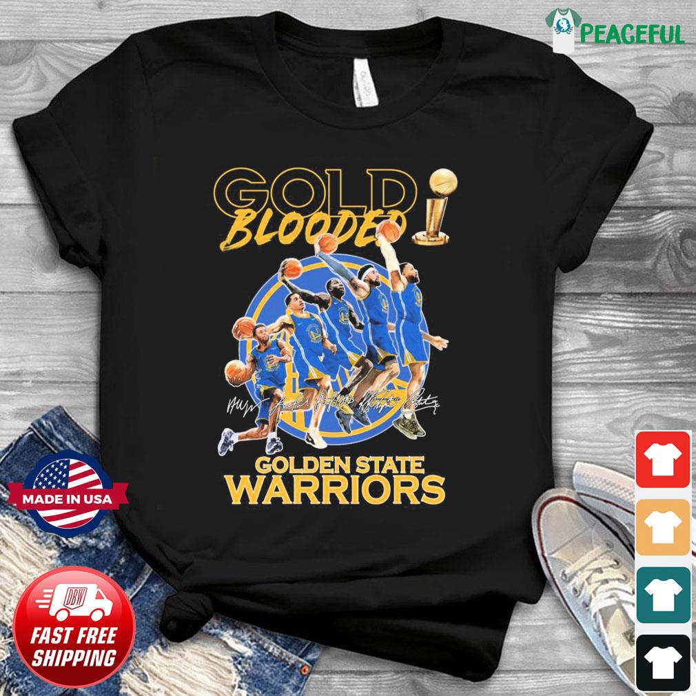 2022 NBA Champs Gold Blooded Golden State Warriors shirt, hoodie, sweater, long  sleeve and tank top