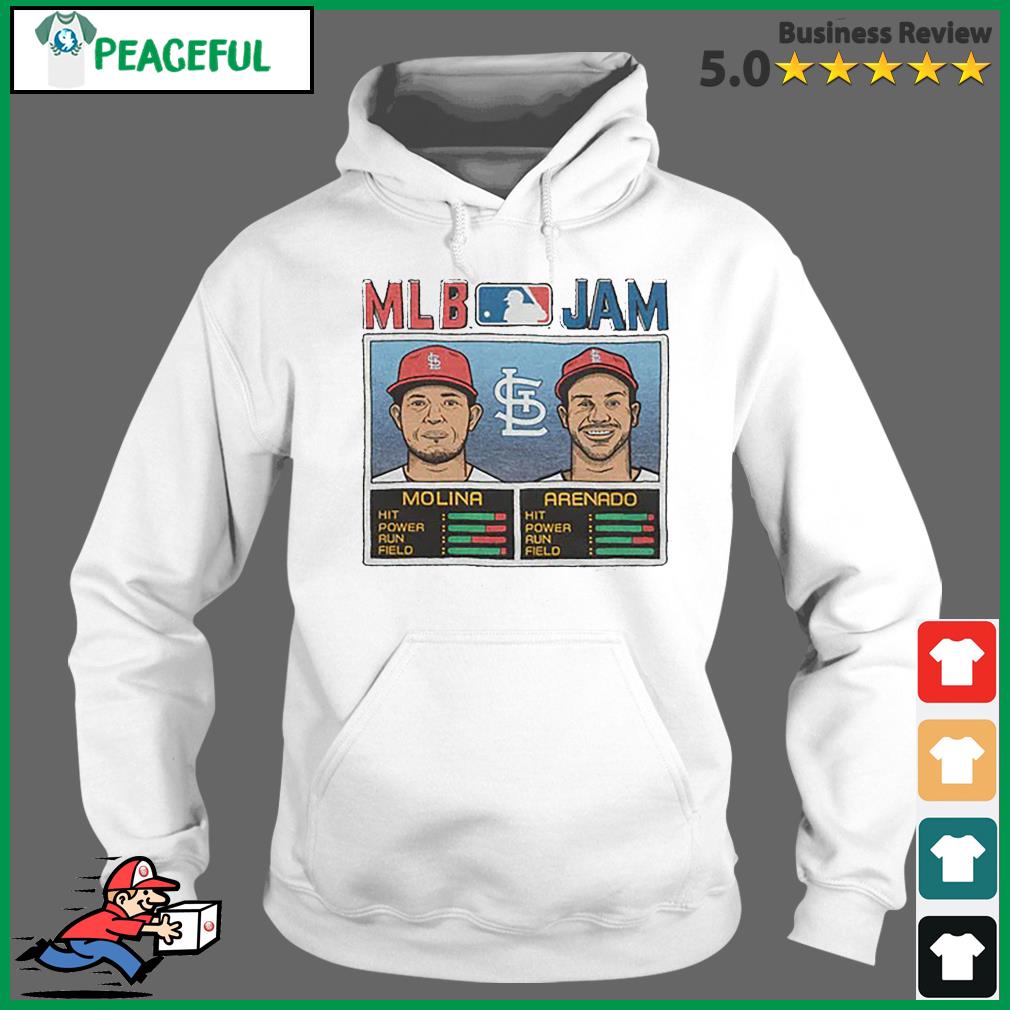 MLB Jam Cardinals Molina And Arenado Retro St. Louis Cardinals T-Shirt,  hoodie, sweater, long sleeve and tank top