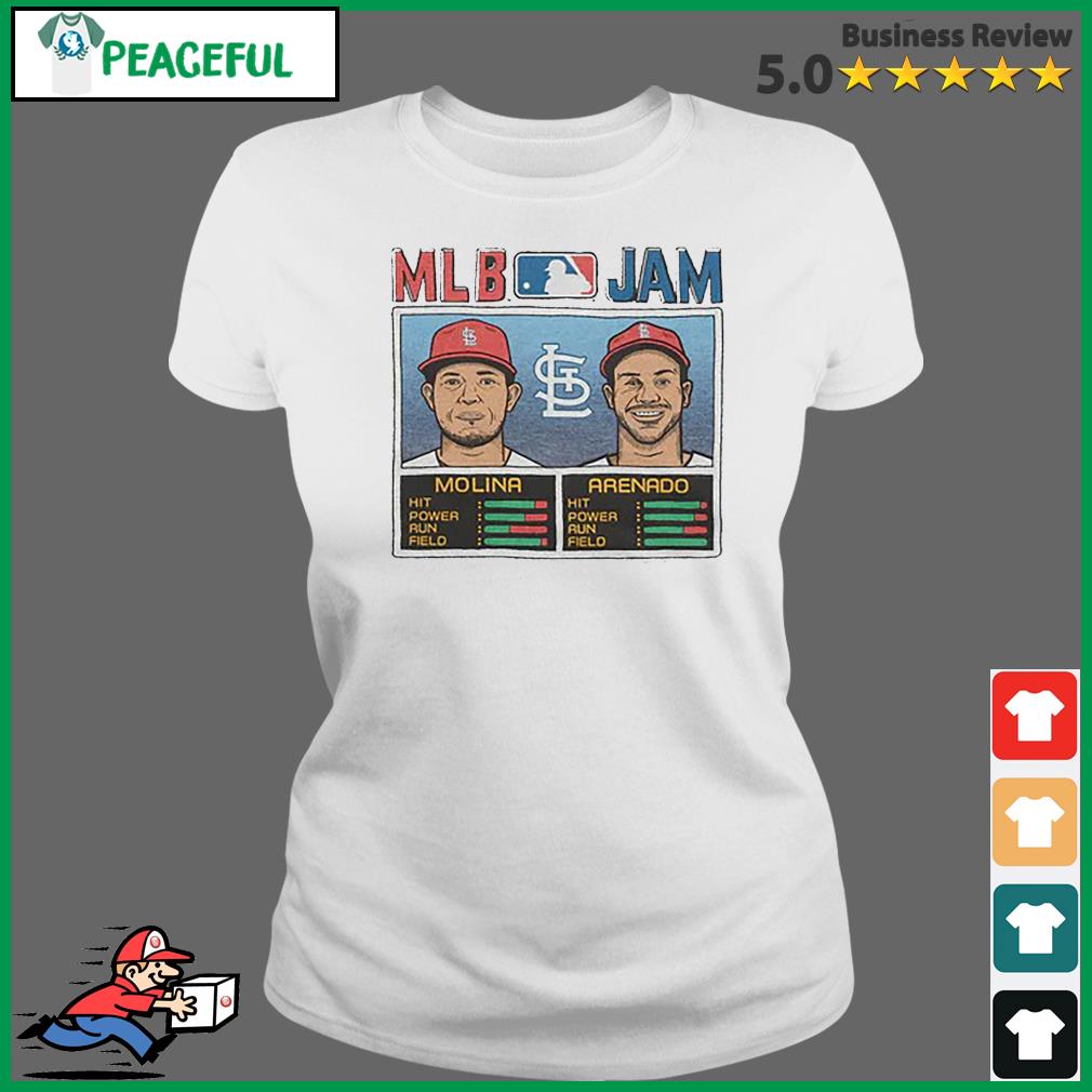 MLB Jam Cardinals Molina And Arenado Retro St. Louis Cardinals T-Shirt,  hoodie, sweater, long sleeve and tank top